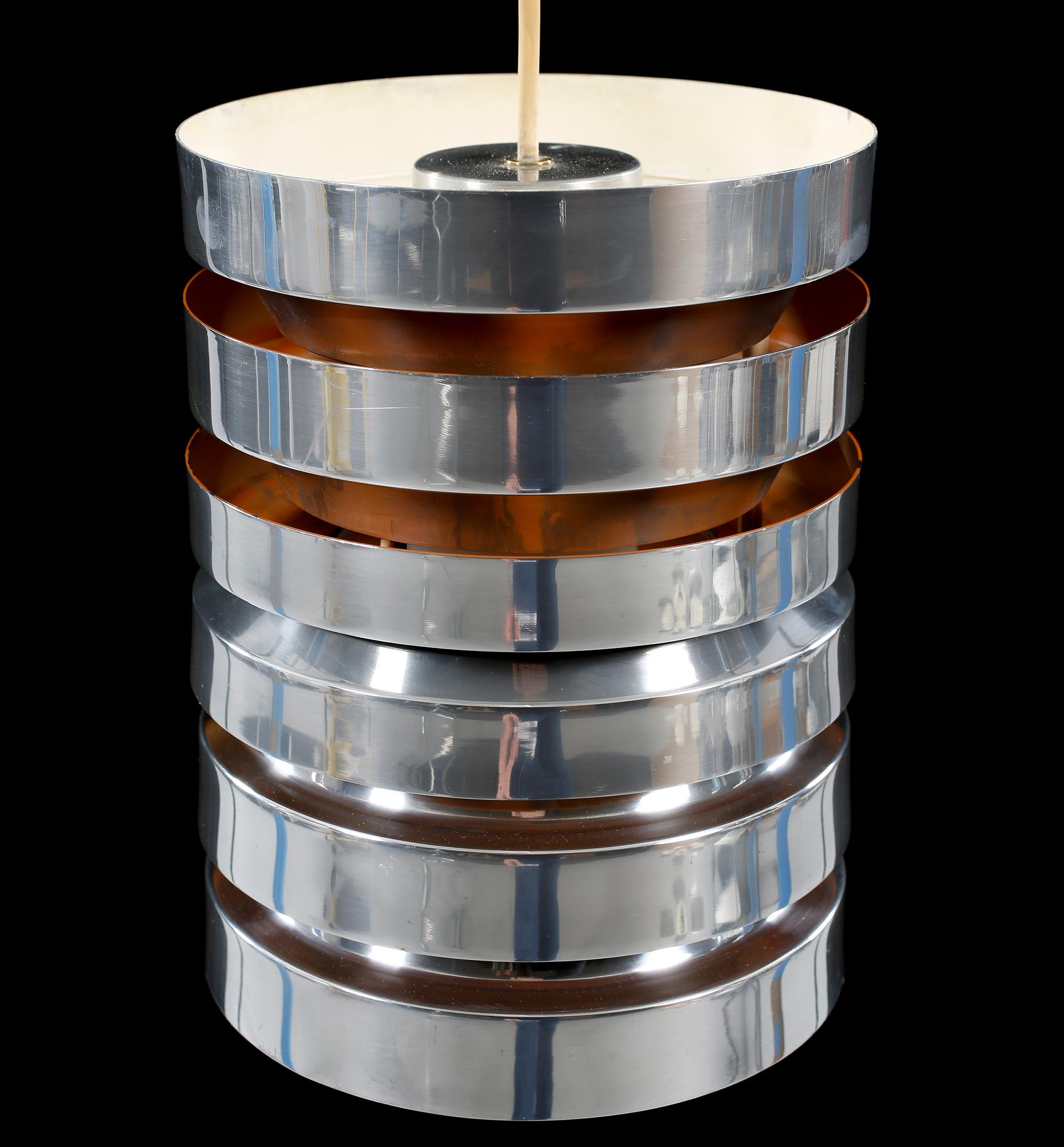 CARL THORE, taklampa, 1960/70-tal. Höjd 22 cm.