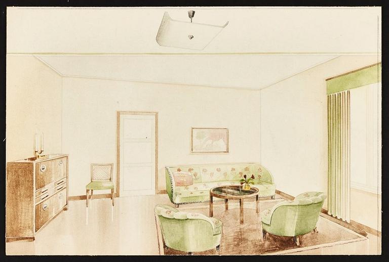 Otto Schulz, skåp, Boet, Göteborg, 1930-tal.