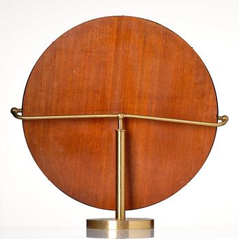 Josef Frank, a brass dressing table mirror model "H2214", Firma Svenskt Tenn, Sweden, mid-20th century.