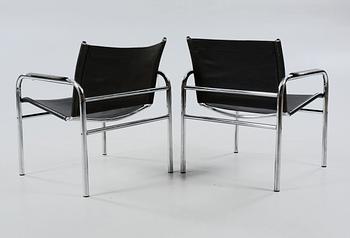 A pair of "Kointe" arm chairs by Tord Björklund, Ikea, late 20th century.