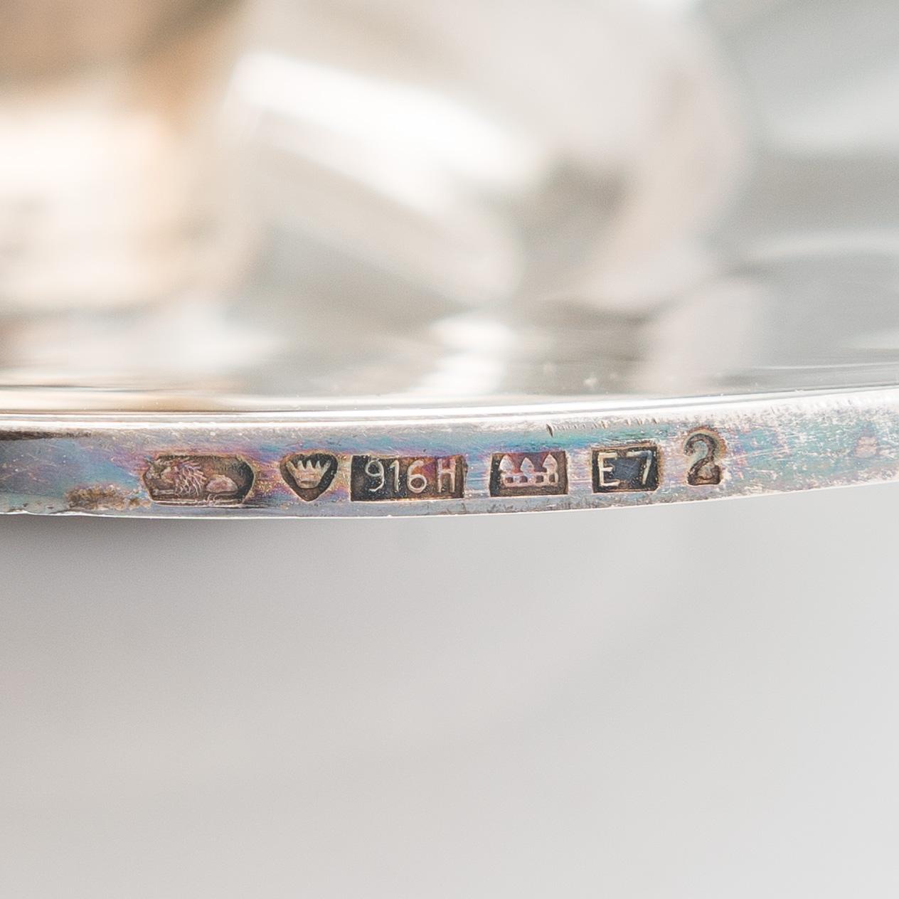 Bertel Gardberg, a pair of silver candleholders for Kultakeskus, Hämeenlinna 1958.