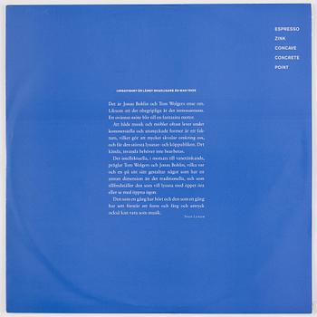 Tom Wolgers, "Sound Construction 4", ed. 500, an album for Jonas Bohlin's exhibition "Hommage", IVM – IVM 17, 1987.