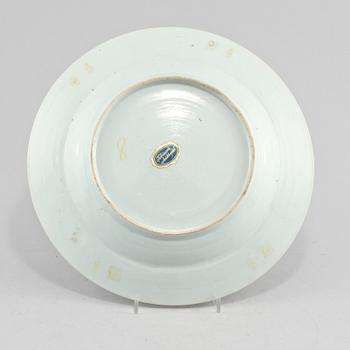 TALLRIK, porslin, Kina, 1700/1800-tal.