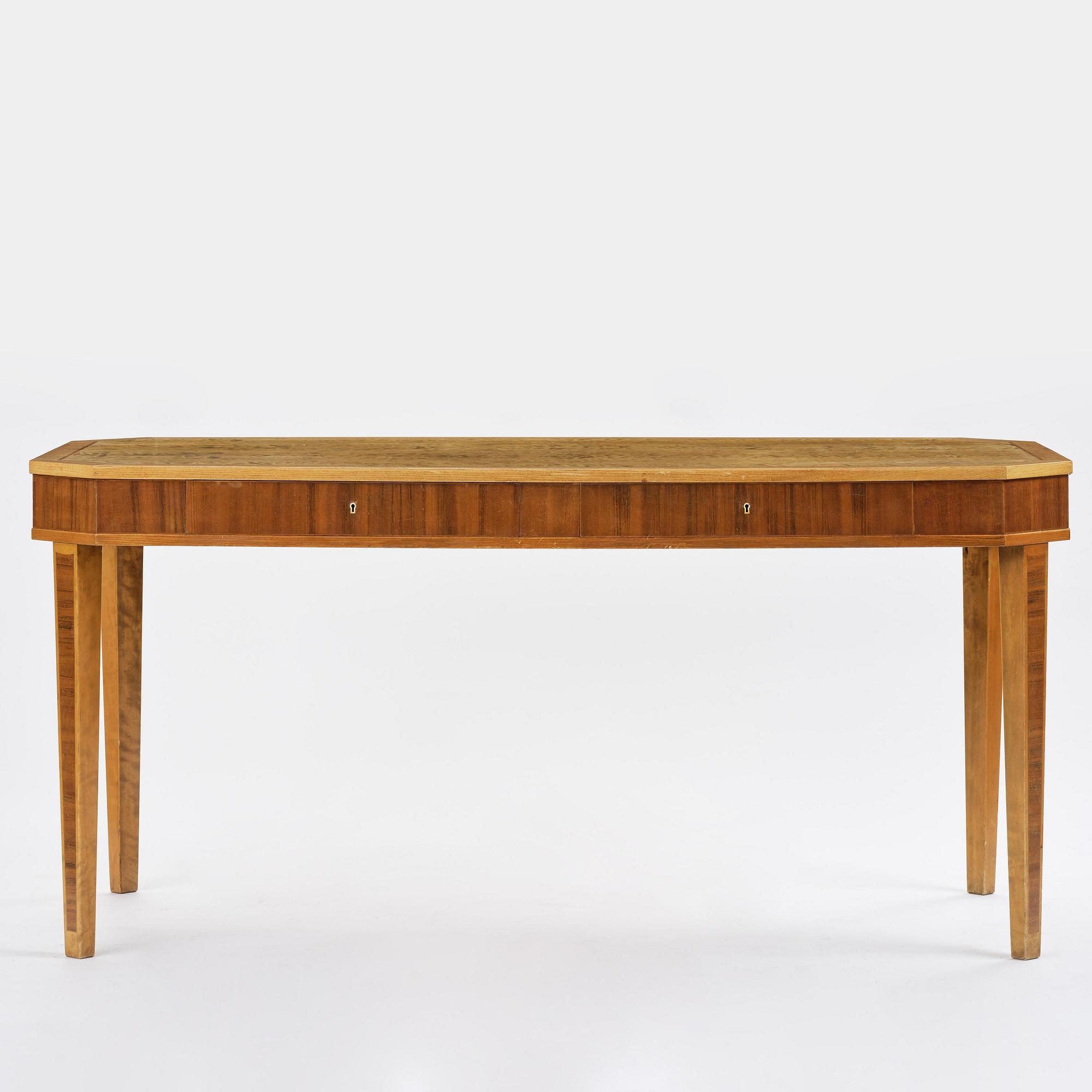 Carl Malmsten, a rare "Rosendal" desk, Nordiska Kompaniet, 1931.