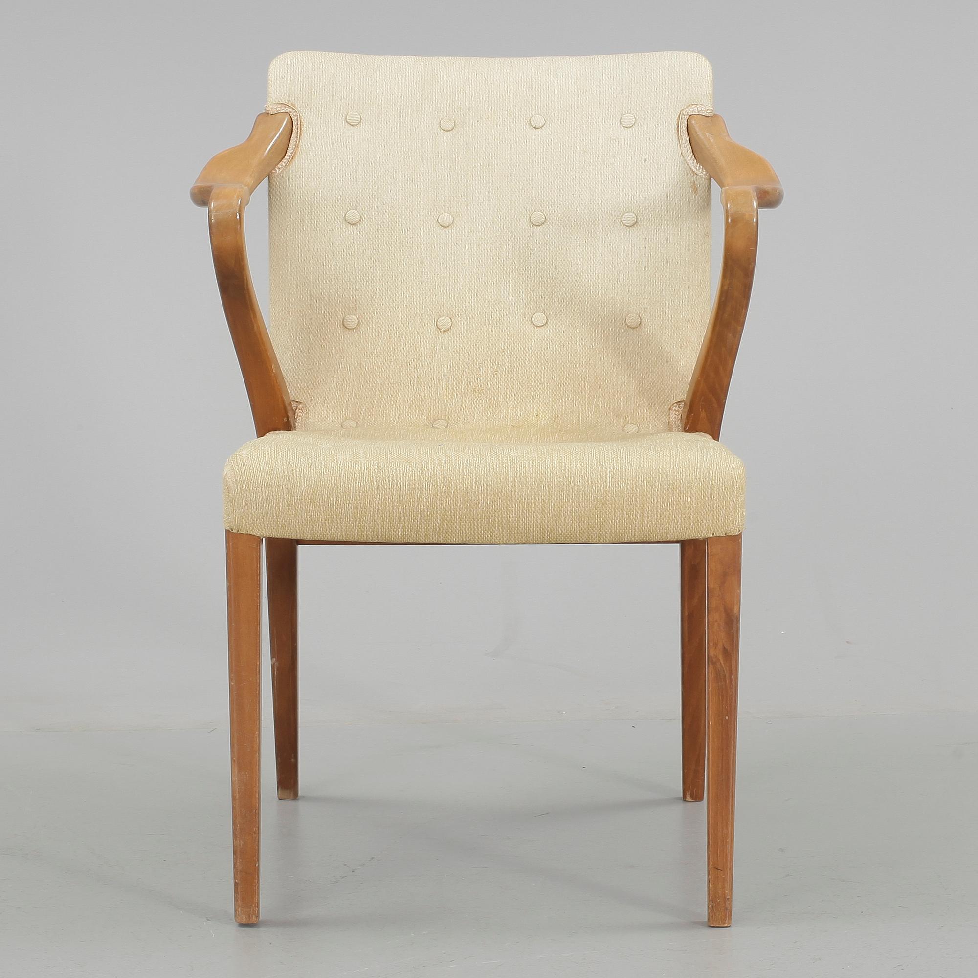KARMSTOL, Axel Larsson för Bodafors. Formgiven 1935.