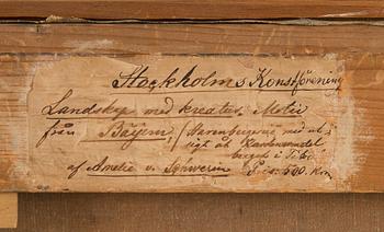 Amalia von Schwerin, Landscape with Cattle.