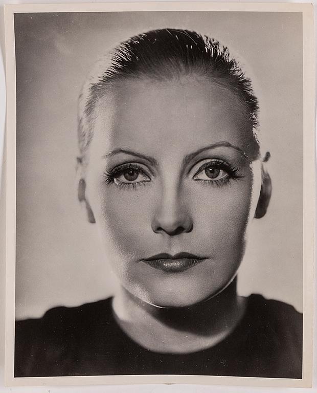 GRETA GARBO, signed check dated 1958, with photograph.