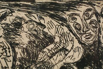 WILLIBALD STORN, etching, signed and numbered 2/8.