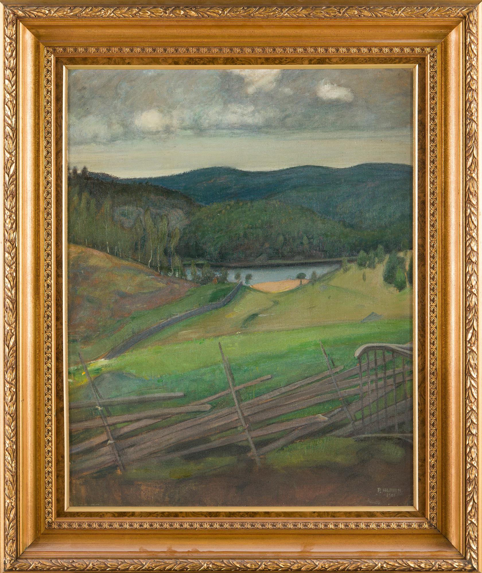 Pekka Halonen, Landscape from Karelia.