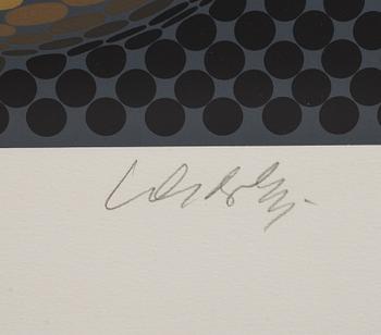 VICTOR VASARELY, färgserigrafi, signerad och numrerad E.A V/XXV.