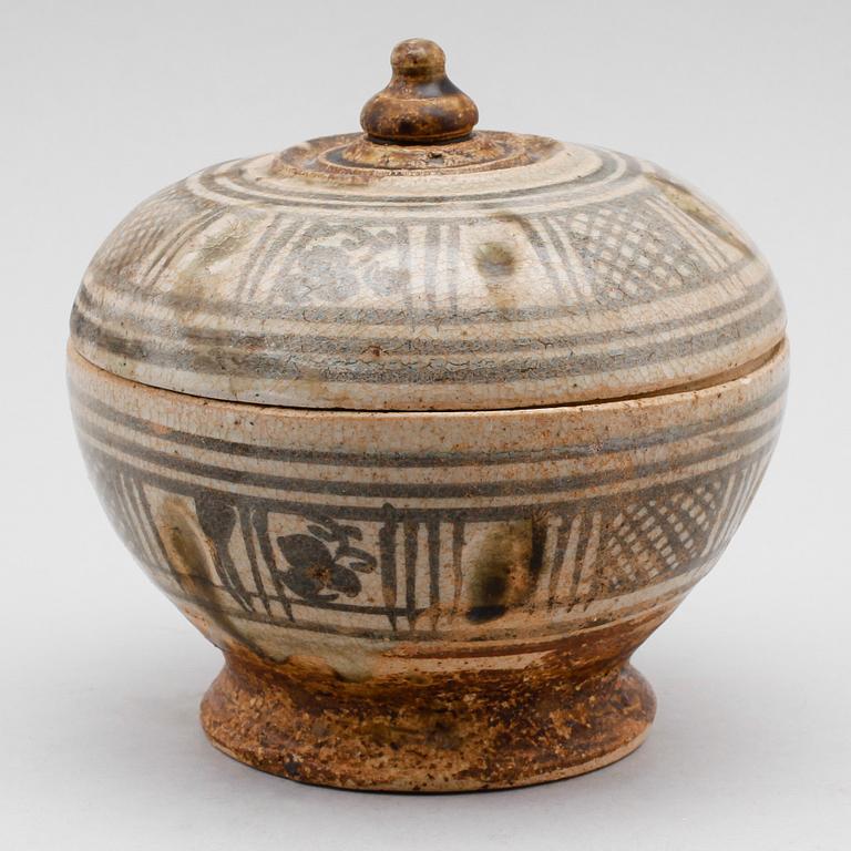 LOCKSKÅL, keramik, ostindisk, möjligen 1400-/1500-tal.