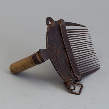 AN CAST IRON ITEMS, 18th/19th century.