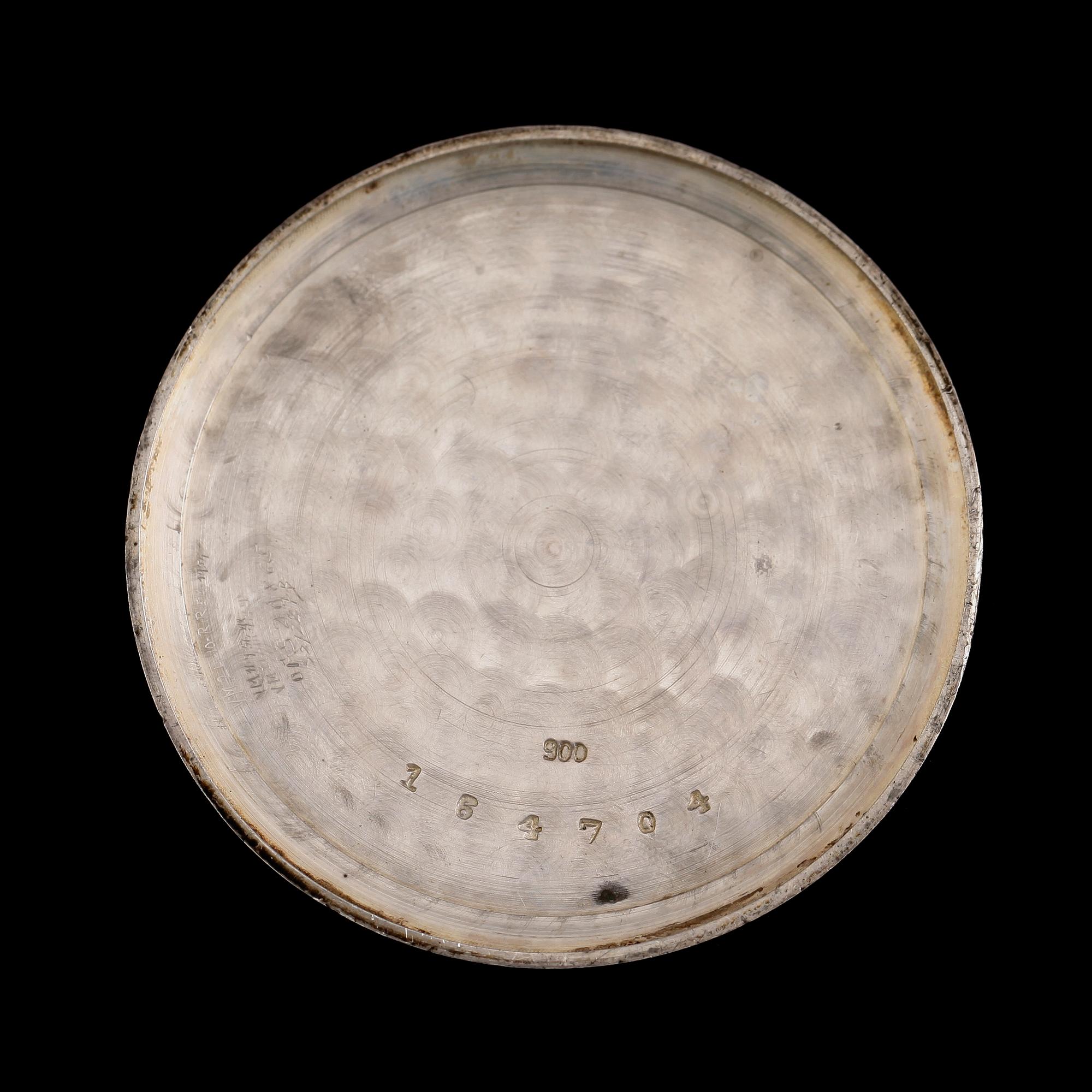 FICKUR, silver, Patek, Philippe & Cie, Genève, 1911.