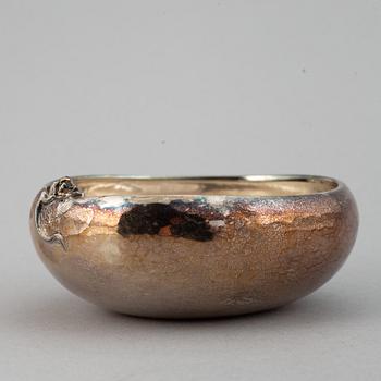 Olle ohlson, skål, silver, Stockholm, 1986.