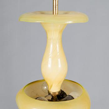 Paavo Tynell & Gunnel Nyman, A 1930s glass pendant light, Taito, Finland.