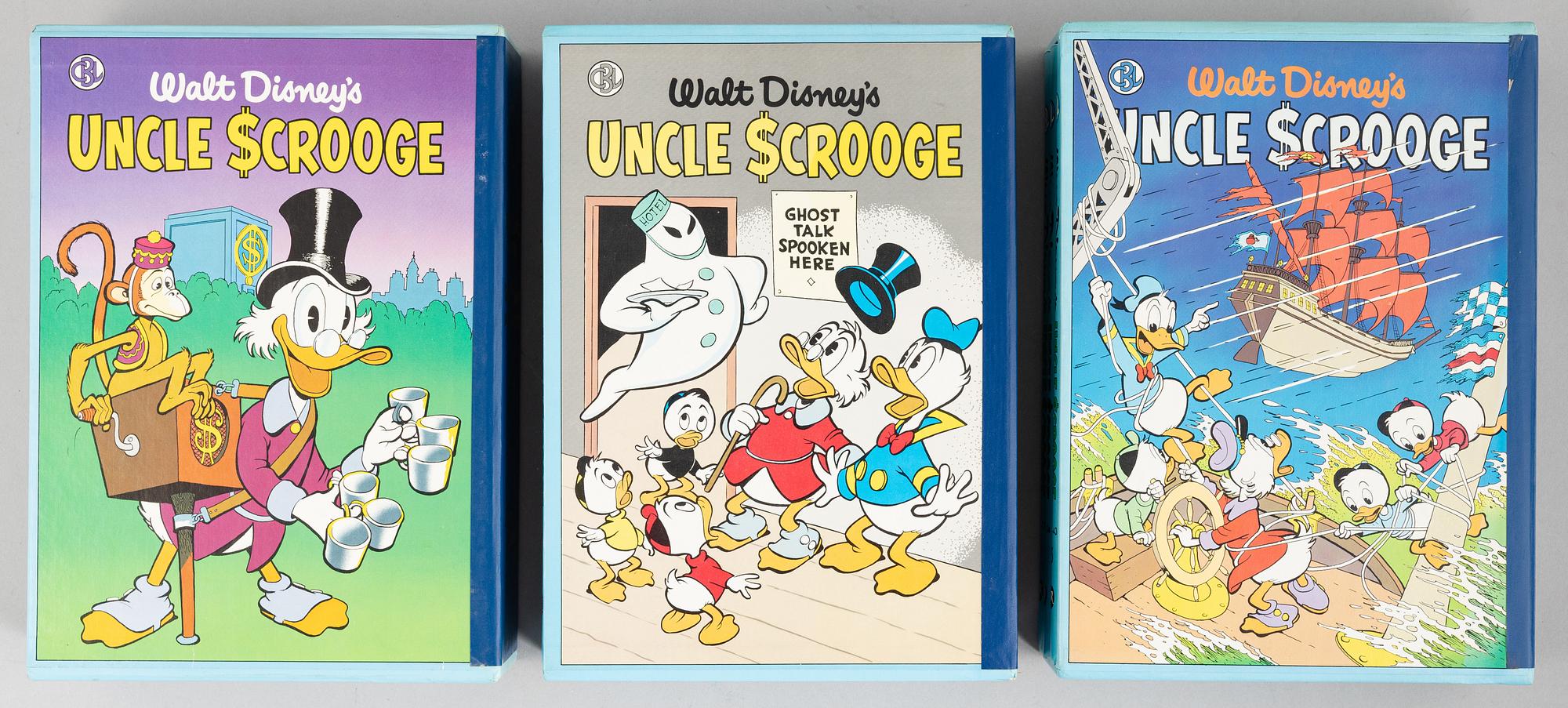 Carl Barks library, 30 volumes, Walt Disney, Another Rainbow Publishing, Arizona, USA, 1980's.