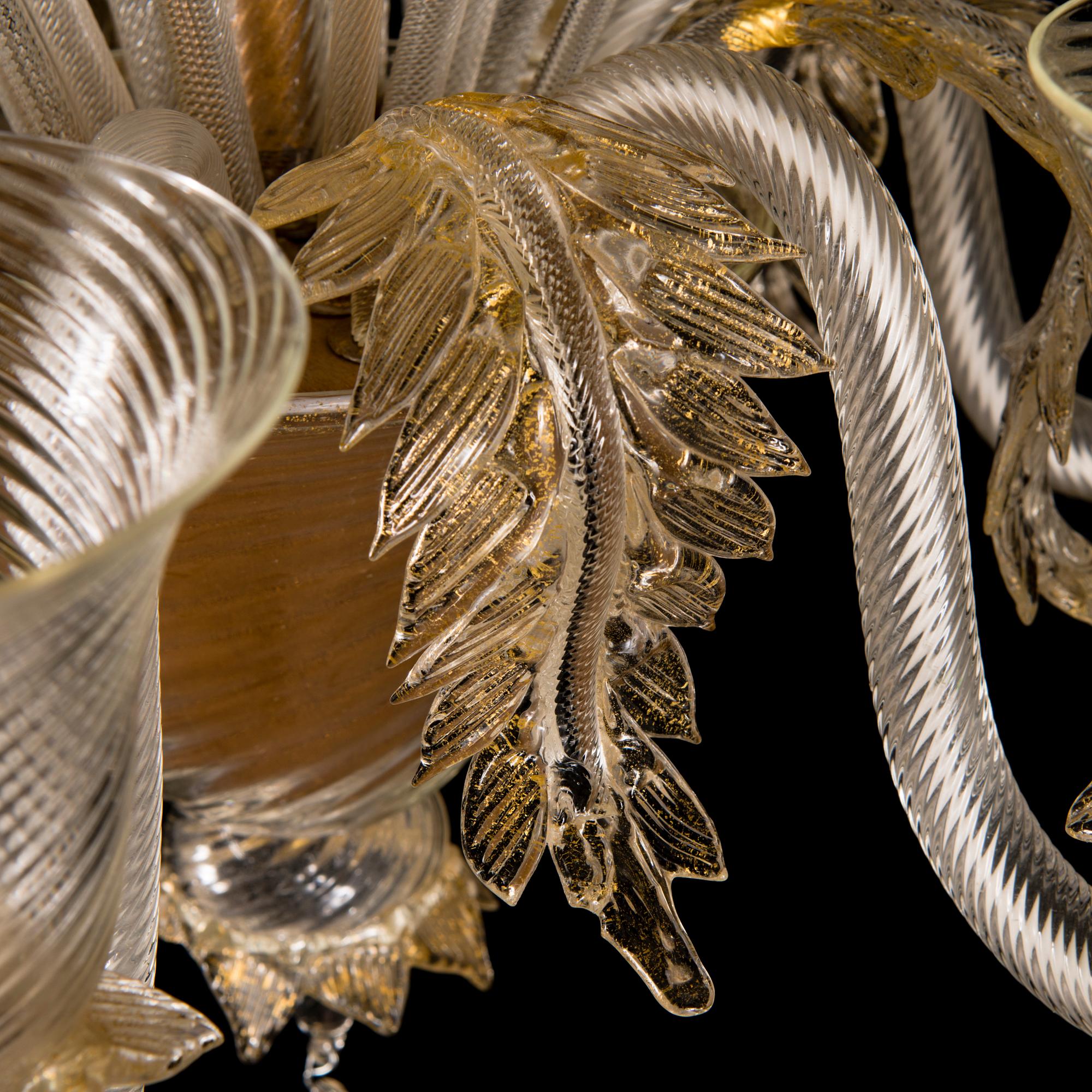 A mid-20th Century Murano glass chandelier.