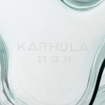 Alvar Aalto, A dated 22 IX 37 '9750' vase for Karhula Glassworks.