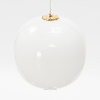 Vilhelm Lauritzen, a 'Radio Pendel' glass ceiling light, Louis Poulsen, Denmark, second half of the 20th Century.