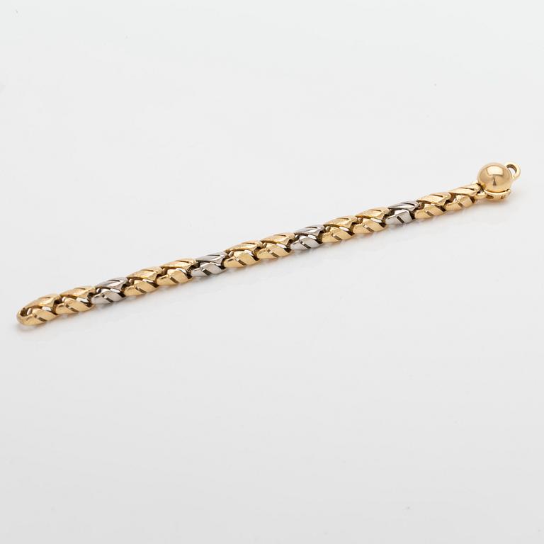 Armband 18k guld med en diamant, Per Borup Design, Danmark.