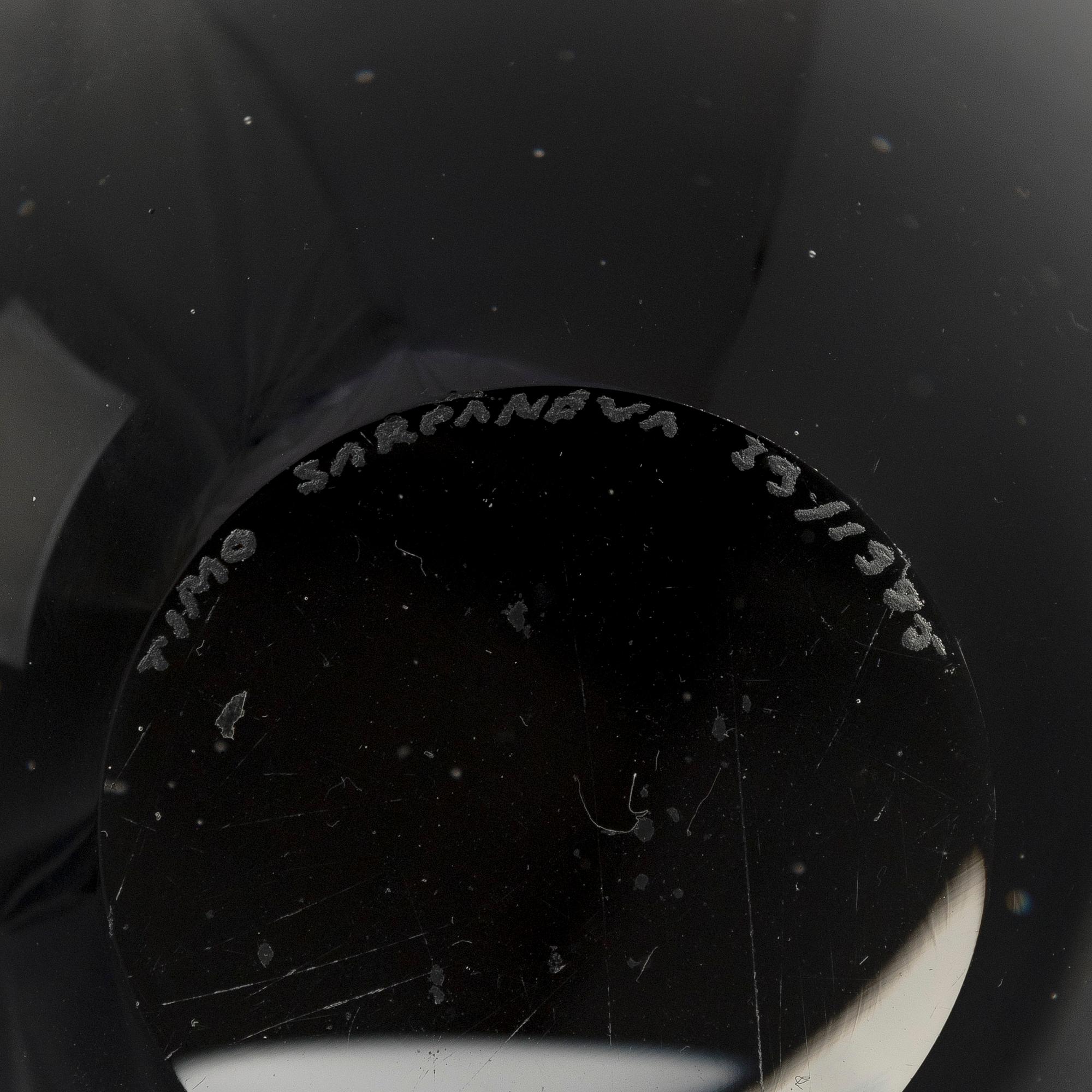 Timo Sarpaneva, Glasskulptur "Claritas", signerad Timo Sarpaneva, 39/1975.