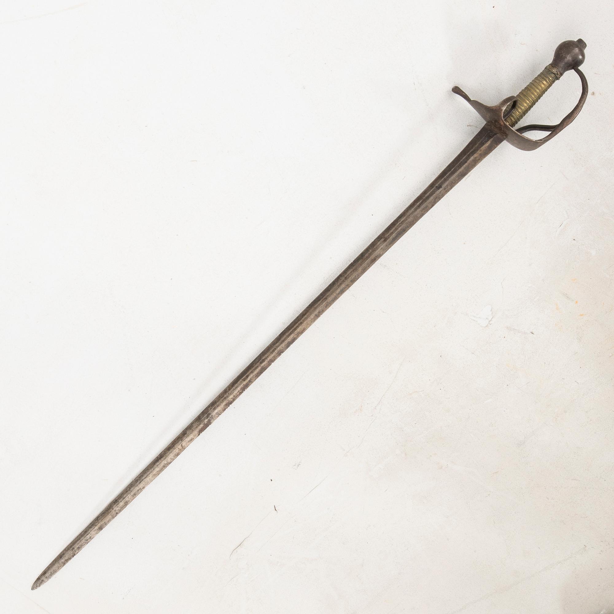 A Swedish sword, 1685 pattern.