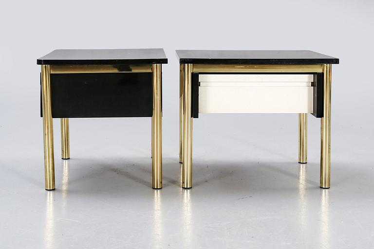 Bedside table, a couple, 1960s-70s.
