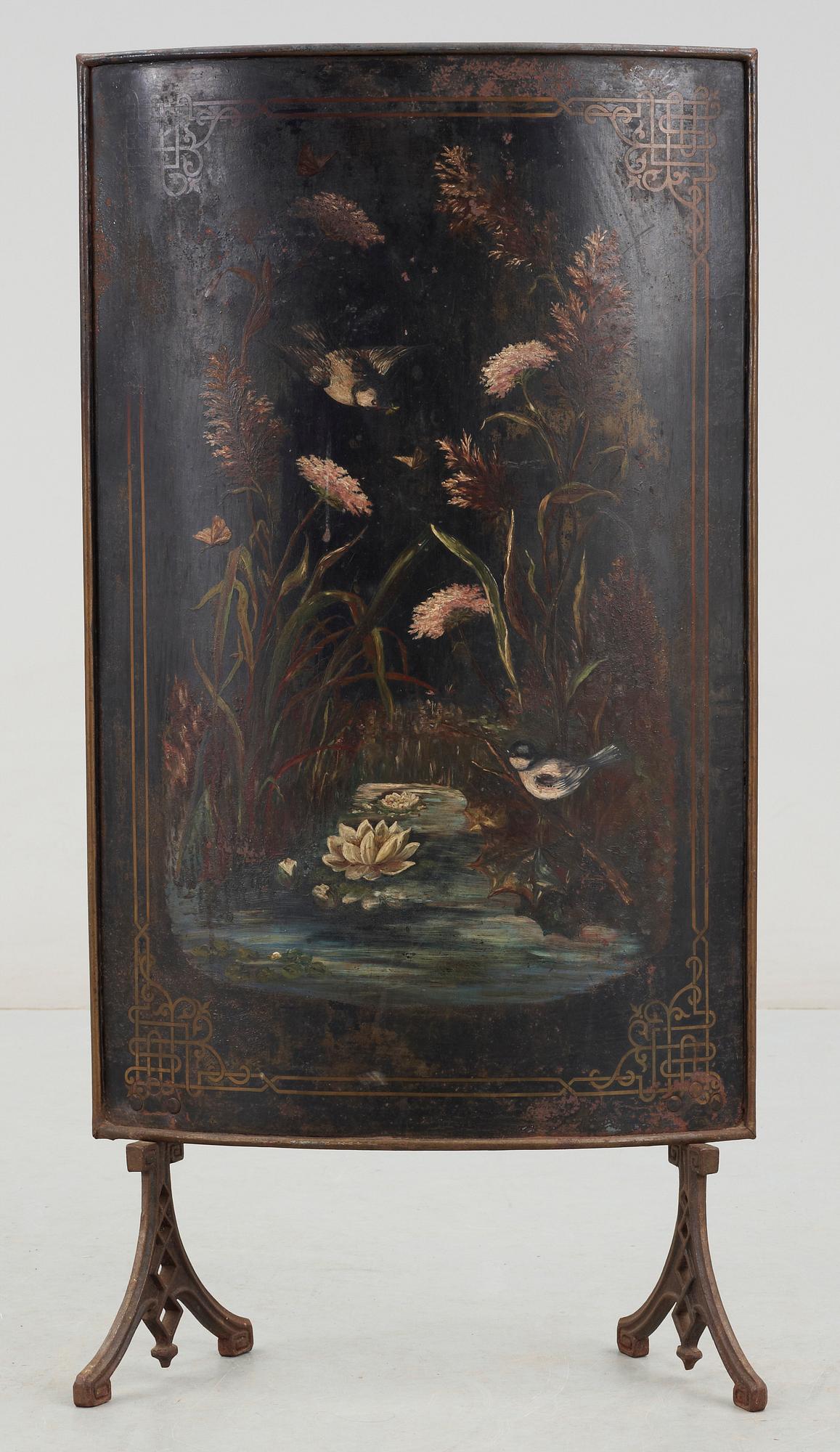 BRASSKÄRM, plåt, 1800-talets senare hälft.