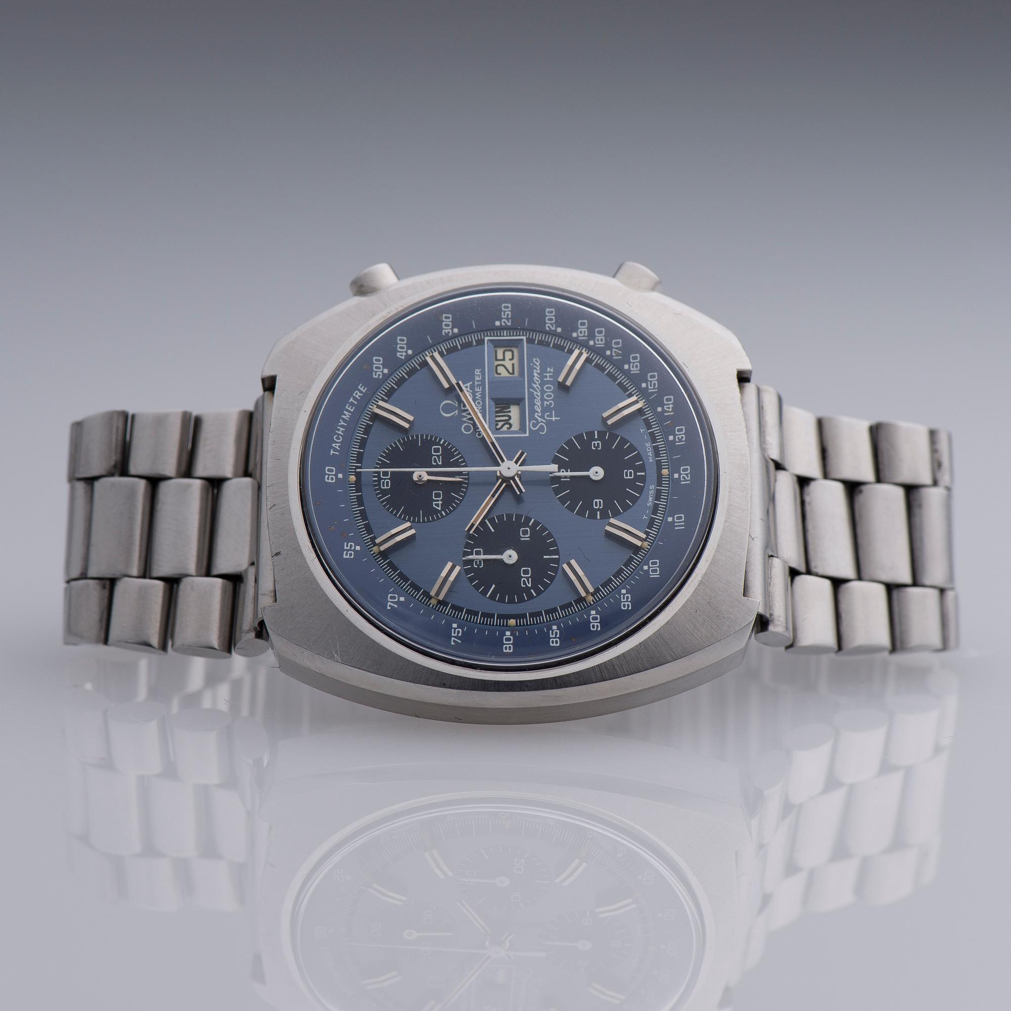 OMEGA, Speedsonic (f 300 Hz), Chronometer, kronograf, armbandsur, 44 mm.
