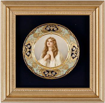 TALLRIKAR, 6 stycken, sannolikt Tyskland/Österrike, 1800-talets sista kvartal.