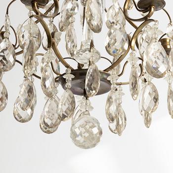 Ljuskrona, rokokostil, 1900-talets första hälft.