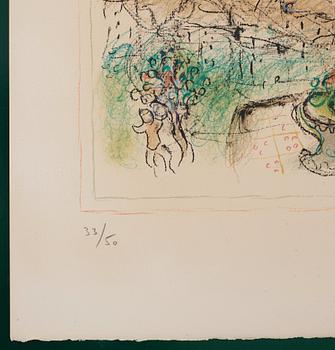 Marc Chagall, "Bouquet multicolore".