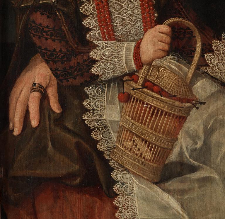 Wybrand Simonsz. de Geest, Portrait of a woman and her child.