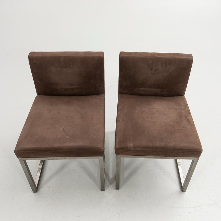 Rodolfo Dordoni, Chairs, a pair, "Bag Chair", Minotti, Italy.