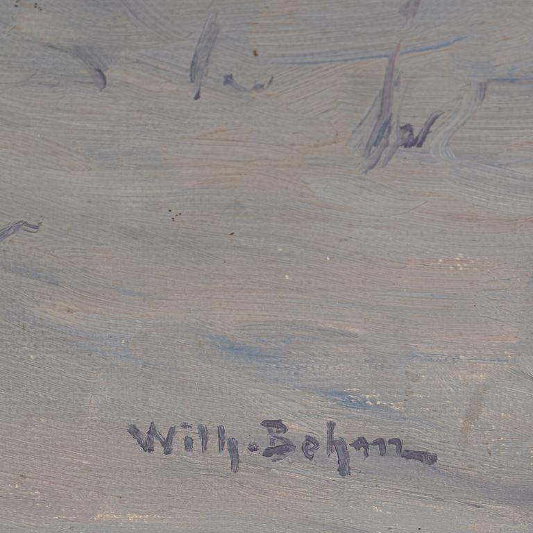 WILHELM BEHM, oil on canvas, signed Wilh. Behm.