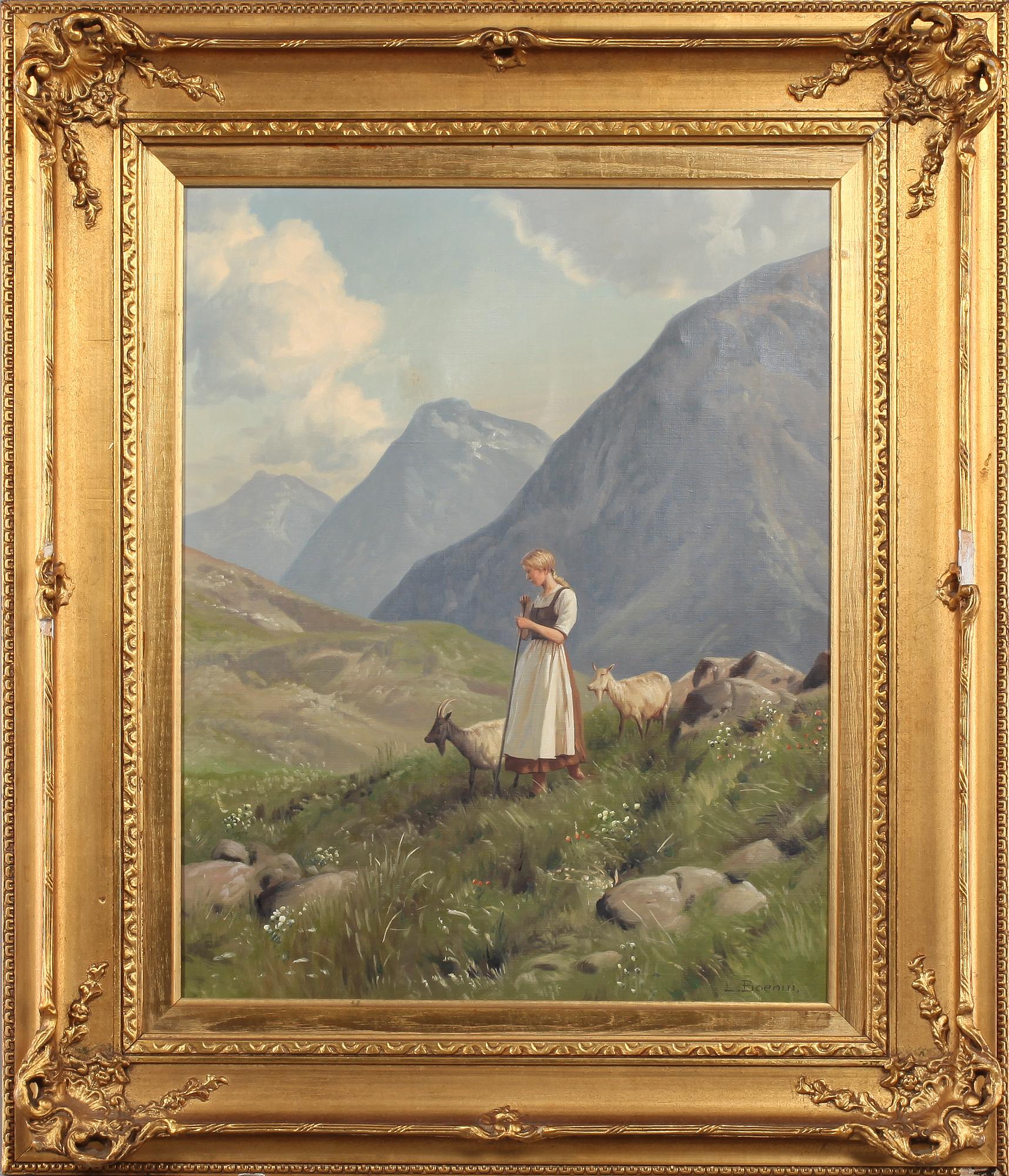 NILS (L BOEHM) WALSETH, olja på duk, signerad.