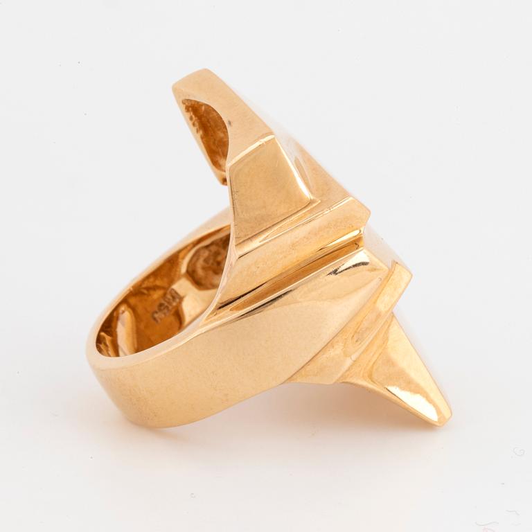 14K gold ring, Danish design.