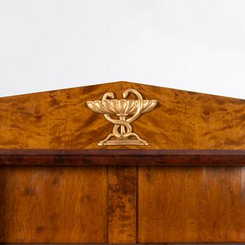 Bookcase, 1 pair, Empire style, circa 1900, possibly Baltic region.