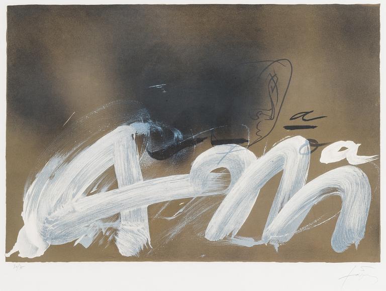 Antoni Tàpies, "A.M.".