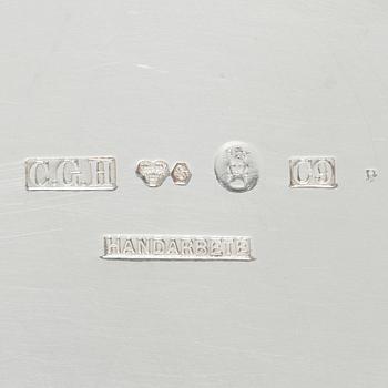 5 pieces of silver goods, including CG Hallberg, 20th century.