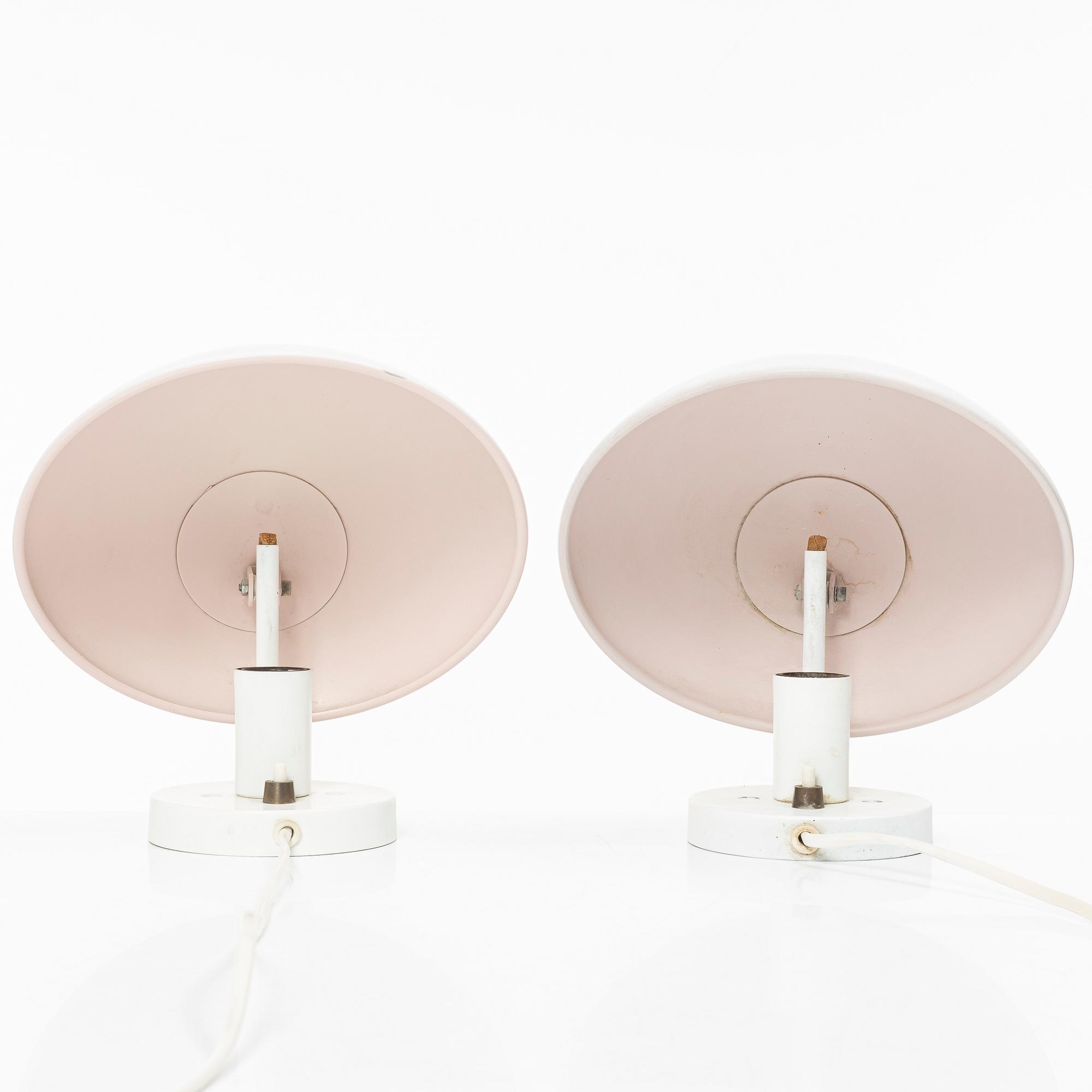 Louis Poulsen, a pair of model 33058/ 'PH Hat' wall lights, Denmark.