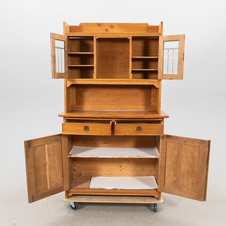 An art noveau oak cabinet, early 20th Century.