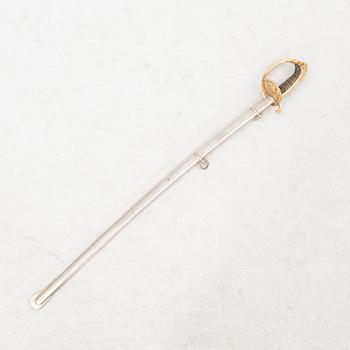 Sabel, svensk, för infanteriofficer, m/1859 med balja.