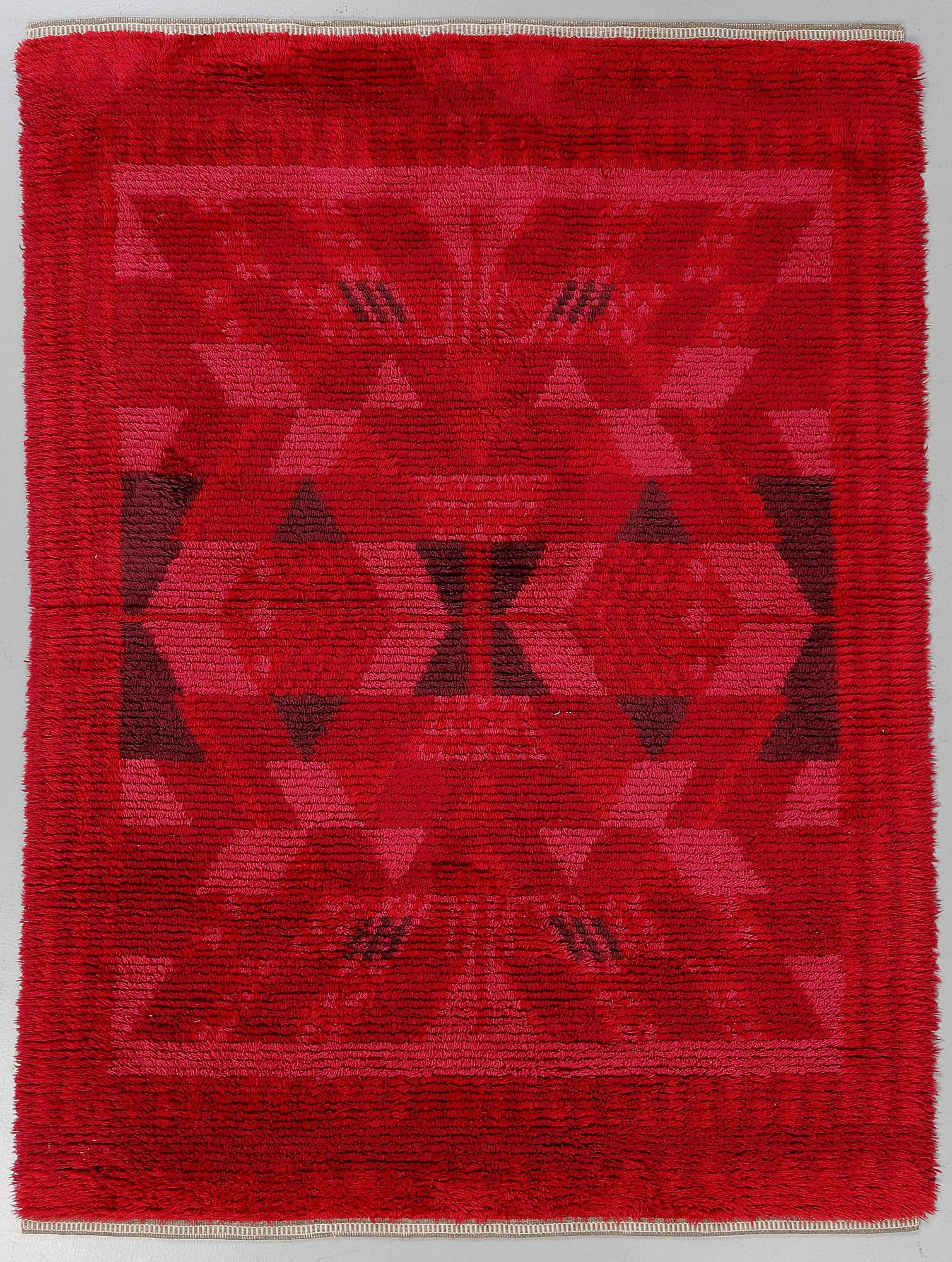 MATTA, rya, 1900-talets andra hälft, ca 195x145 cm.