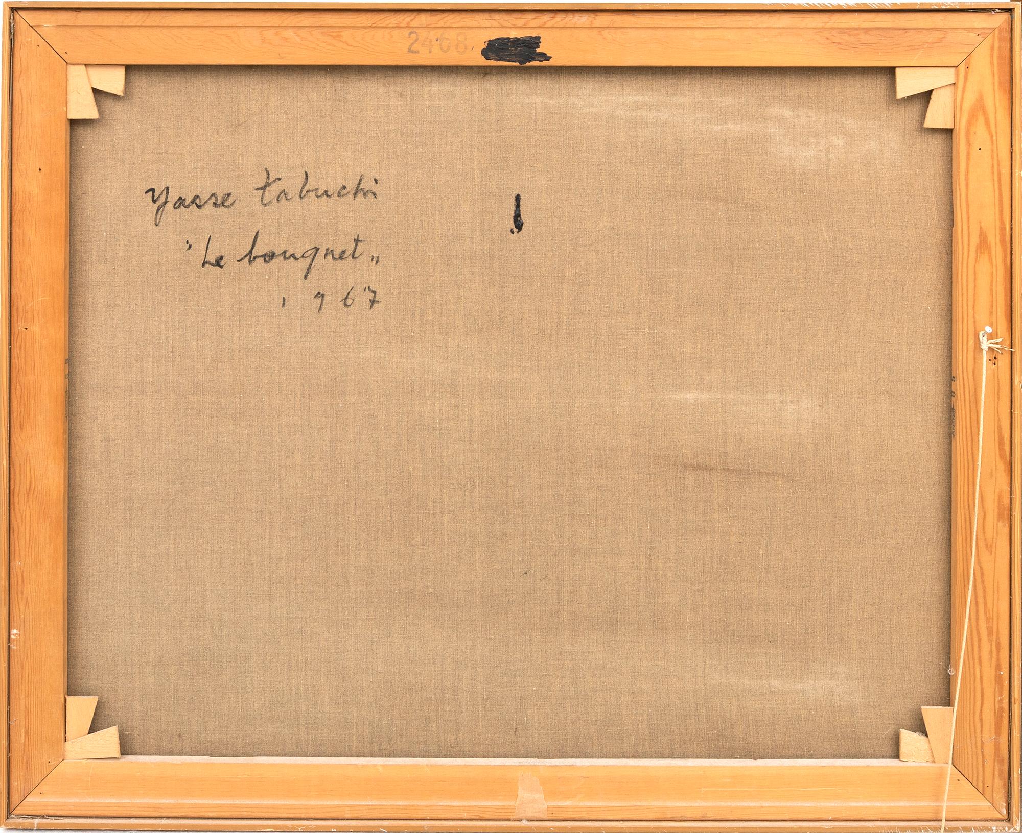 Yasse Tabuchi,  oil on canvas signed and dated 68.