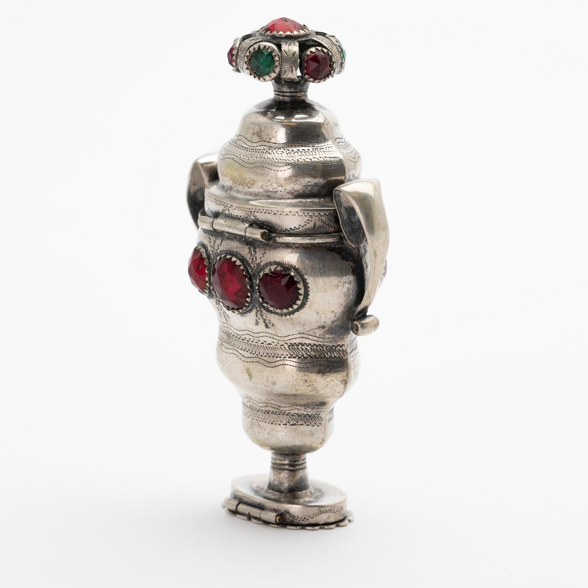 Snuff box, silver, Johan Jacob Heinrich Rühle, Ribe 1802–1858.