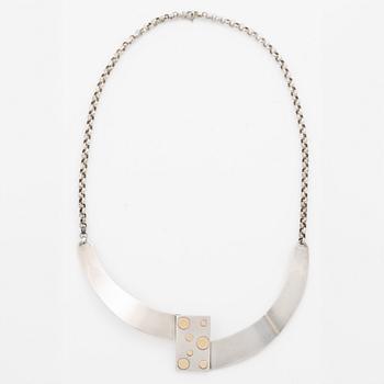 Claes Liljeroth, necklace, sterling silver, Malmö 1994.