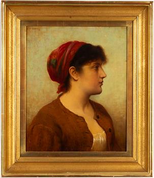 Walter Blackman, olja på duk/papp-pannå, signerad.