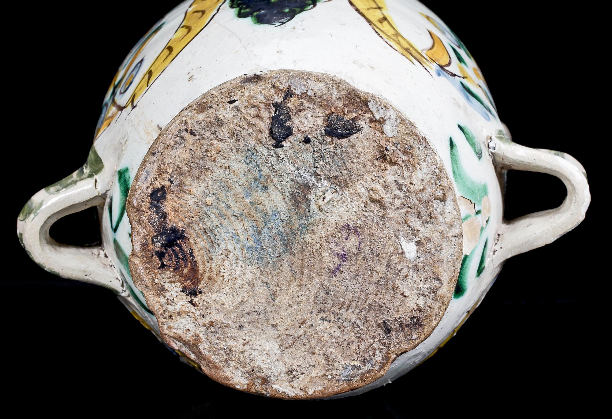 PILGRIMSKRUS, fajans, Frankrike, 1700-tal.