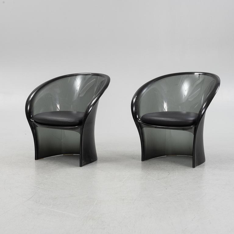 Pierre Paulin, a pair of 'Flower chair' armchiars, Magis.